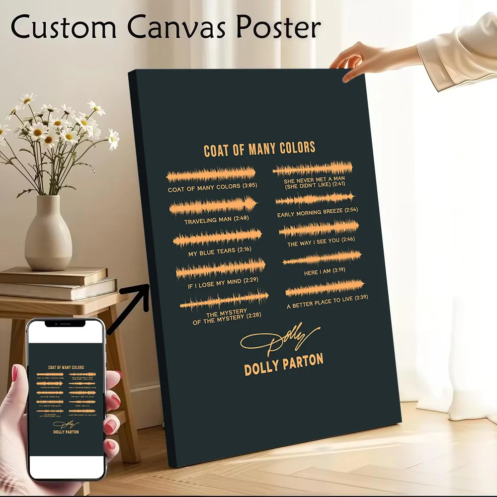 Dolly Parton Canvas Wall Art Poster Custom Photo Print Modern Painting for Fans Decorative Paintings Home Decoration Ornaments