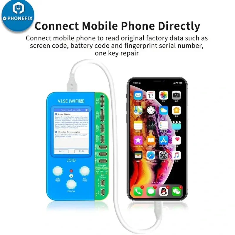 V1SE JCID BA基盤8-15PMセット【新品未開封】 V1SE(WIFi版) JCID WIFI Color Original X-16PM iPhone ipad for Programmer スマホアクセサリー
