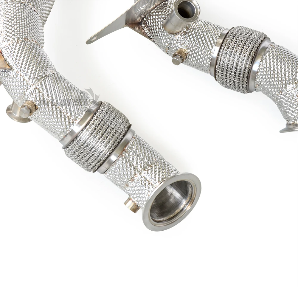 Фабричная оптовая продажа выхлопной трубы, гоночная труба с изоляцией для Ferrari F8 3.9T 2019-2024