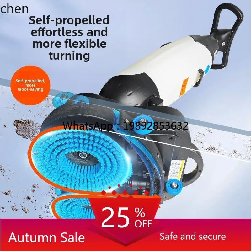 

ZZZ Supermarket Restaurant Hotel Villa Commercial Dual Brush Floor Scrubber Hand-Pushed Suction and Mopping Combo