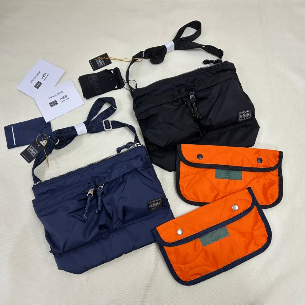 Sac bandoulière Porter Force pour homme – Sac à l'épaule souple et minimaliste, polyvalent pour les trajets quotidiens, les activités de plein air, décontracté, léger, pour le voyage et le shopping