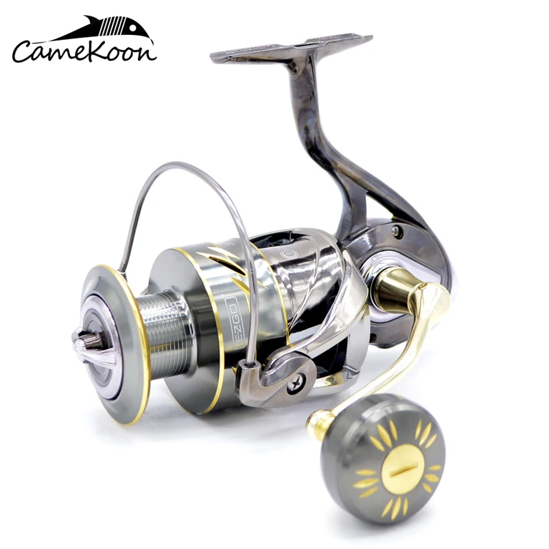 Great for Fishing Reel Spinning 1000 2000 3000 4000 5000 6000 Max Drag 20kg Saltwater Coil for Carp Seabass Pike Jigging Fishing