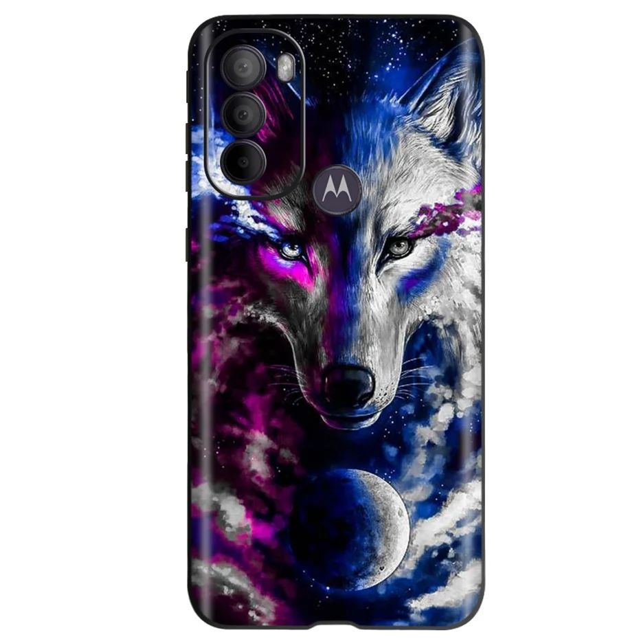 For Motorola Moto G31 Phone Case Fashion Printing Soft TPU Cover For MOTO G31 2022 Motog31 G 31 4G Black Silicone Cases