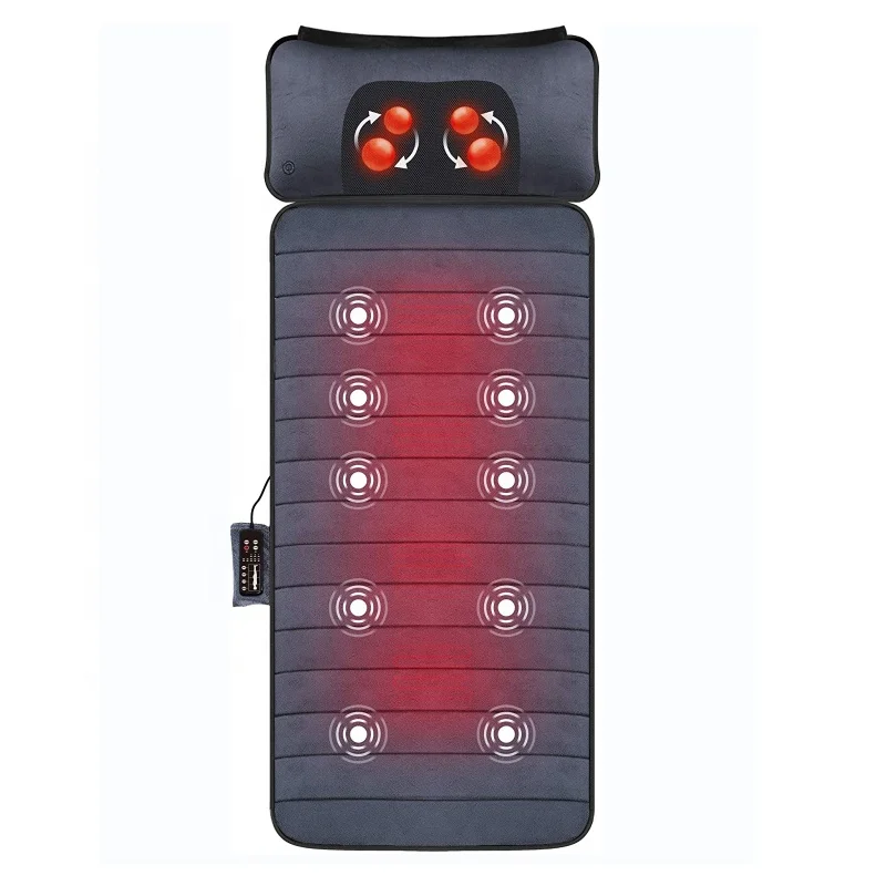 مرتبة تدليك بالاهتزاز مع العلاج الحراري، مرتبة تدليك تايلاندية مع 10 محركات قوية م #1