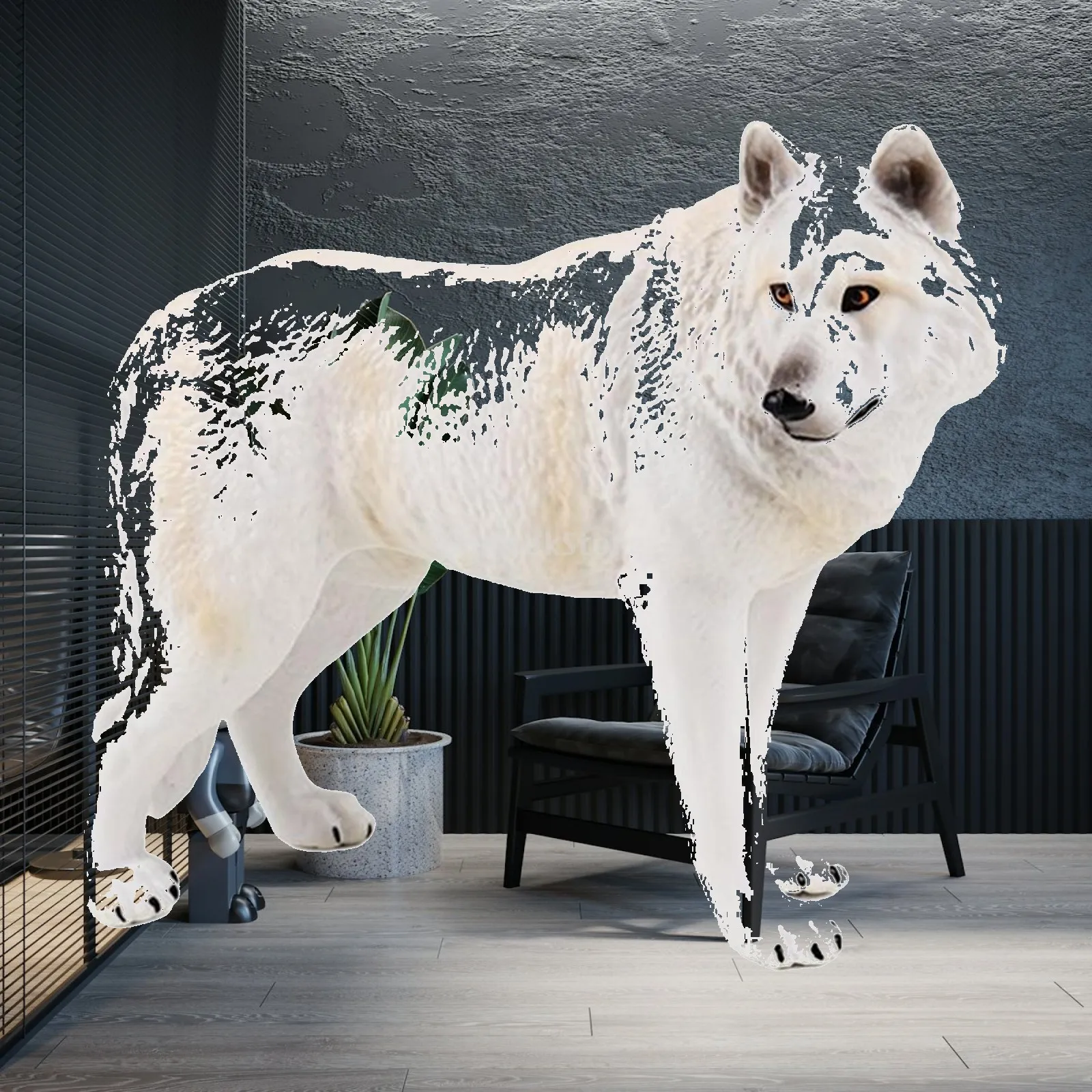 Simulation Dog Statue Plastic Animal Figurine for Kids Learning Toy Bookshelf Decor Collection Piece