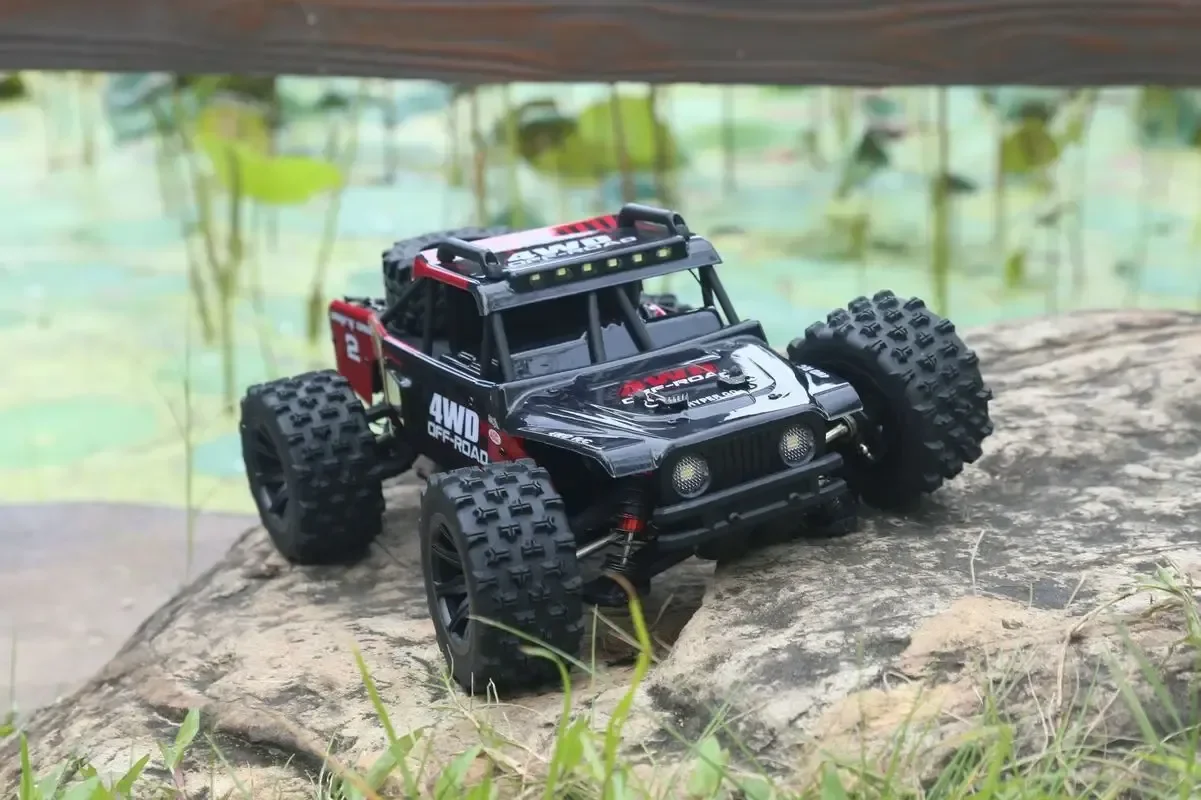 Remote Control 14209 14210 1:14 4wd Brushless Rc Car 55km/H High-Speed Drift Wide Wheel Truck 2.4g Children'S Electric Toy Gift