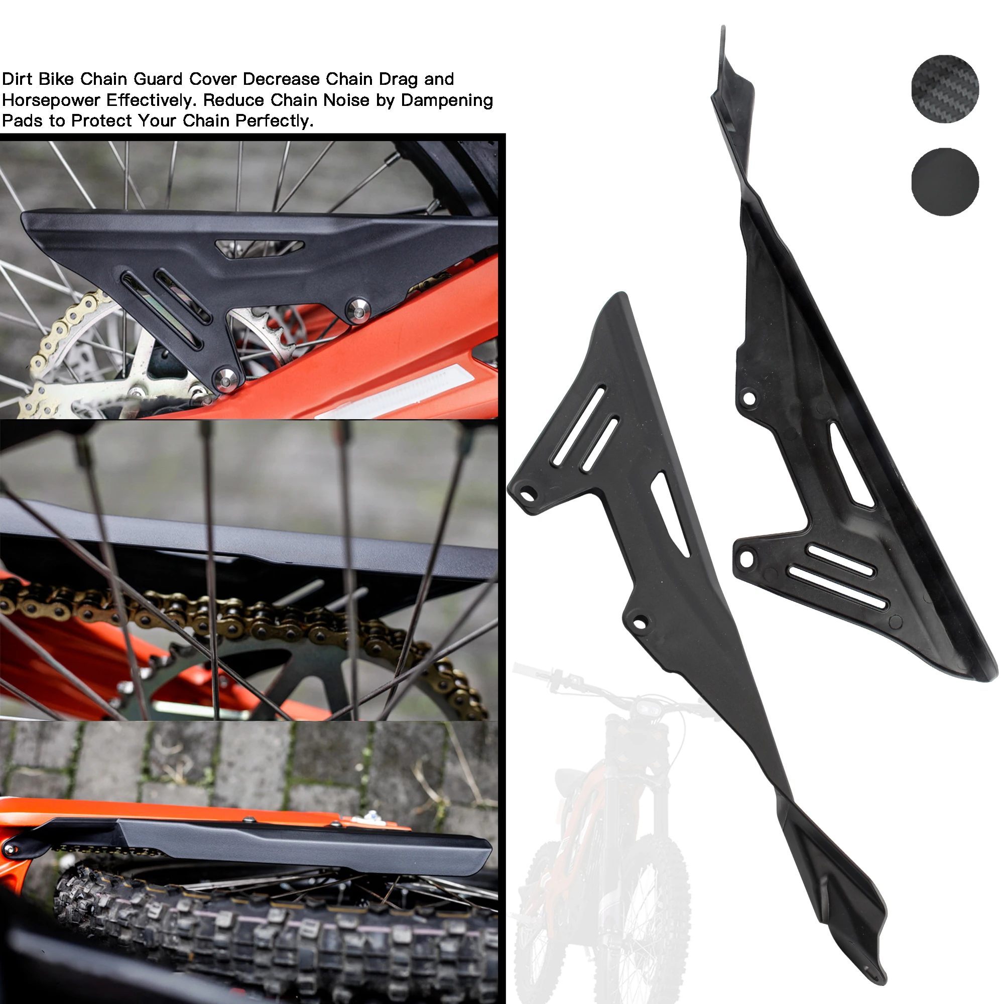 Motorcycle Chain Guards Shield Protection Cover For Surron Light Bee X S Electric Universal Ebike Enduro Motocross Accessories view 3