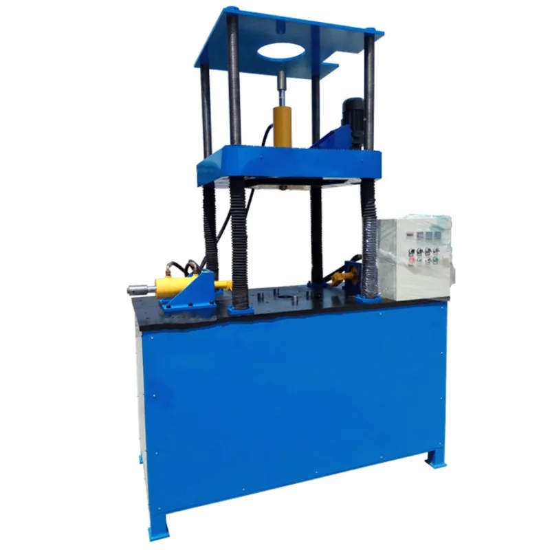 Two-roll rounding machine Feed mixing barrel equipment Barrel forming equipment Production line Curling
