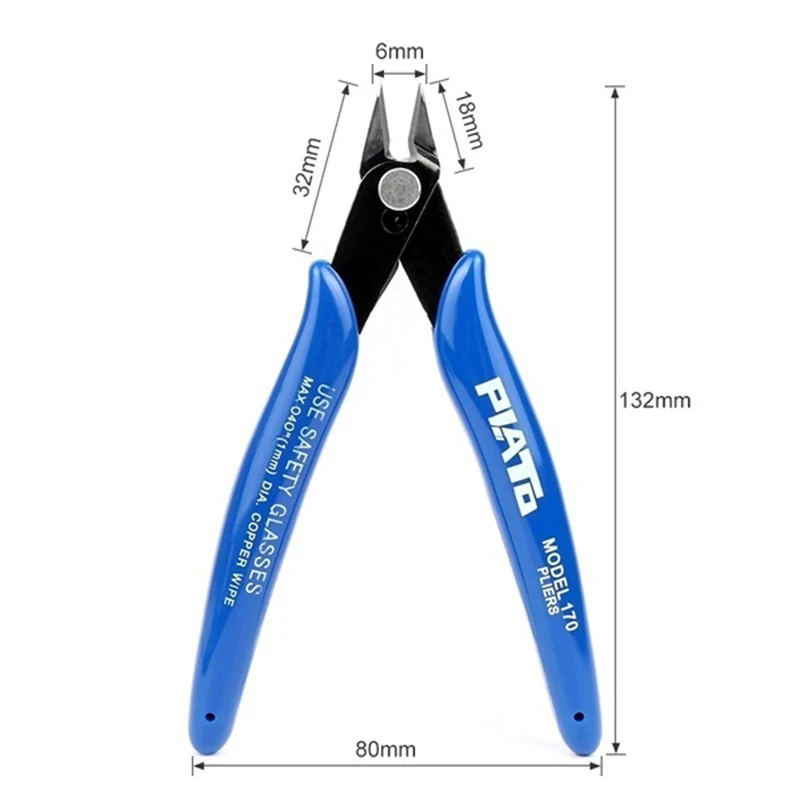 Diagonal Pliers Carbon Steel Pliers Electrical Wire Cable Cutters Cutting Side Snips Flush Pliers Nipper Hand Tools