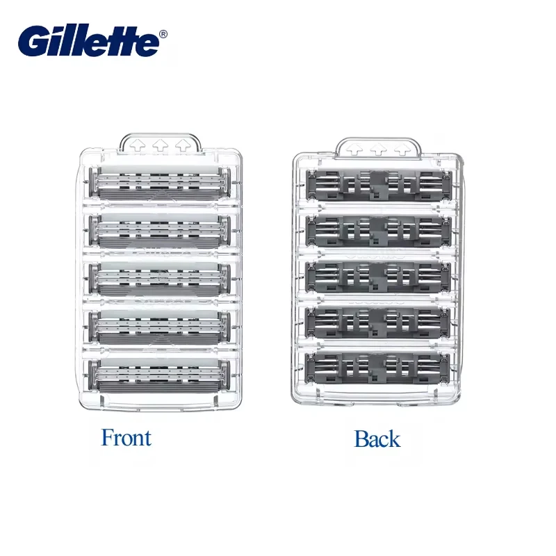 جيليت الاستشعار Excel الرجال شفرات حلاقة الاستشعار EXCEL عبوة خراطيش طبقات مزدوجة ماكينة حلاقة شفرة إزالة الشعر اللحية الحلاقة