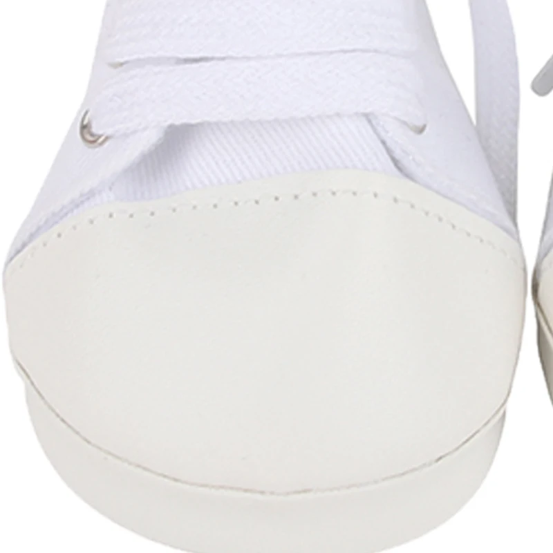 New 9cm Canvas Doll Shoes For Baby Girl Reborn Dolls White Sneakers Boots For Baby New Born Doll 1/3 Girl Dolls Girl's Gift Toy