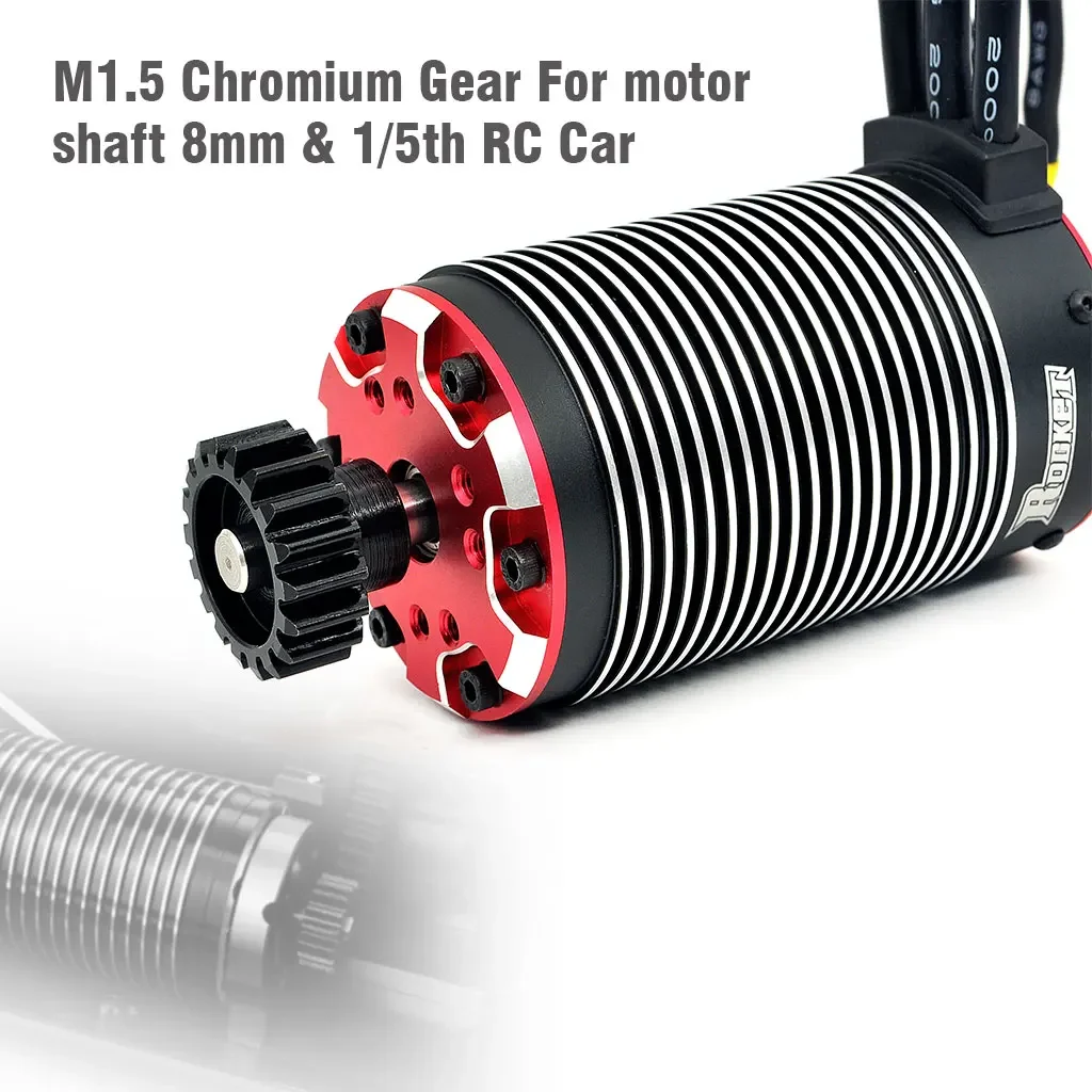 SURPASS HOBBY M1.5 8mm 11T-16T 17T-20T 21T-25T Engrenagem de motor de pinhão de metal para carro 1/5 1/6 RC 8mm eixo 5687 4985 série motor