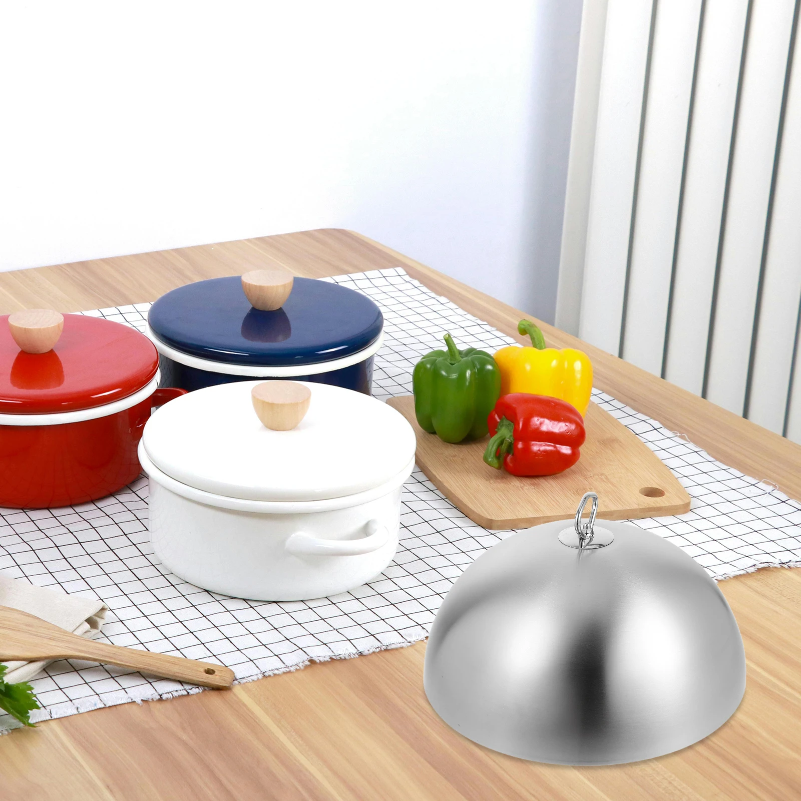 

Butter Oil Cover Steak Grilling Stainless Steel Food Warm Grease Splatter Guard