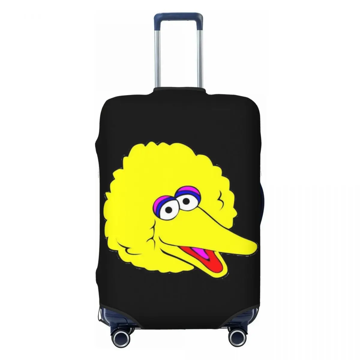 

Чехол для чемодана Custom Cookie Monster BIG BIRD, моющийся, для дорожных сумок 18-32 дюймов