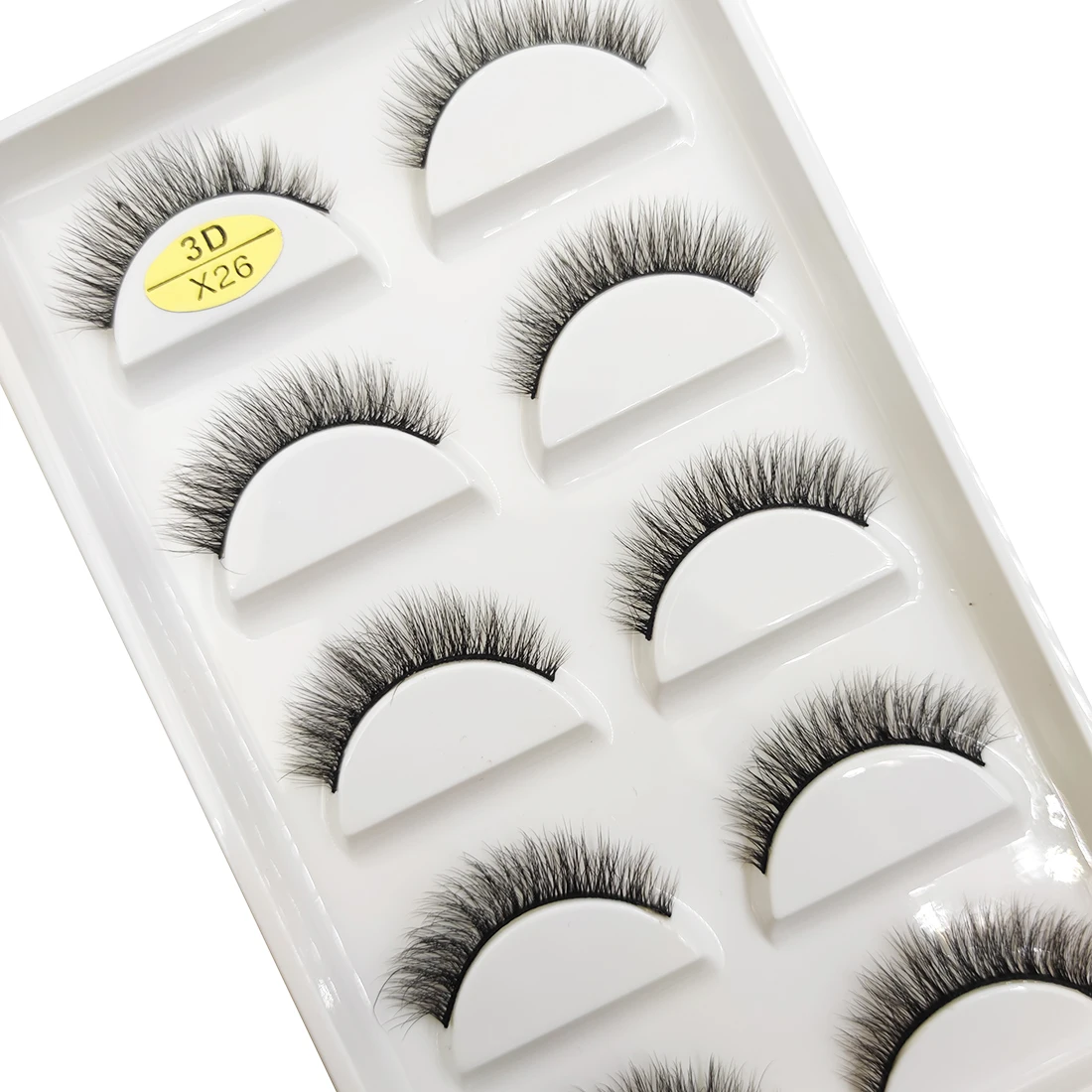 Natural 3D Eye Lashes Faux Mink False Eyelashes Make up Fake Lashes Soft Eyelash Makeup Faux Cils maquillaje 18 Style 5 Pairs