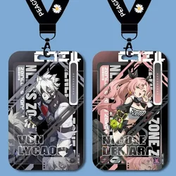 Zenless Zone Zero Anby Ben Hoshimi Miyabi Von Lycaon Business Retractable Credit Card Holders Bank ID Holder Bus Card Cover Case