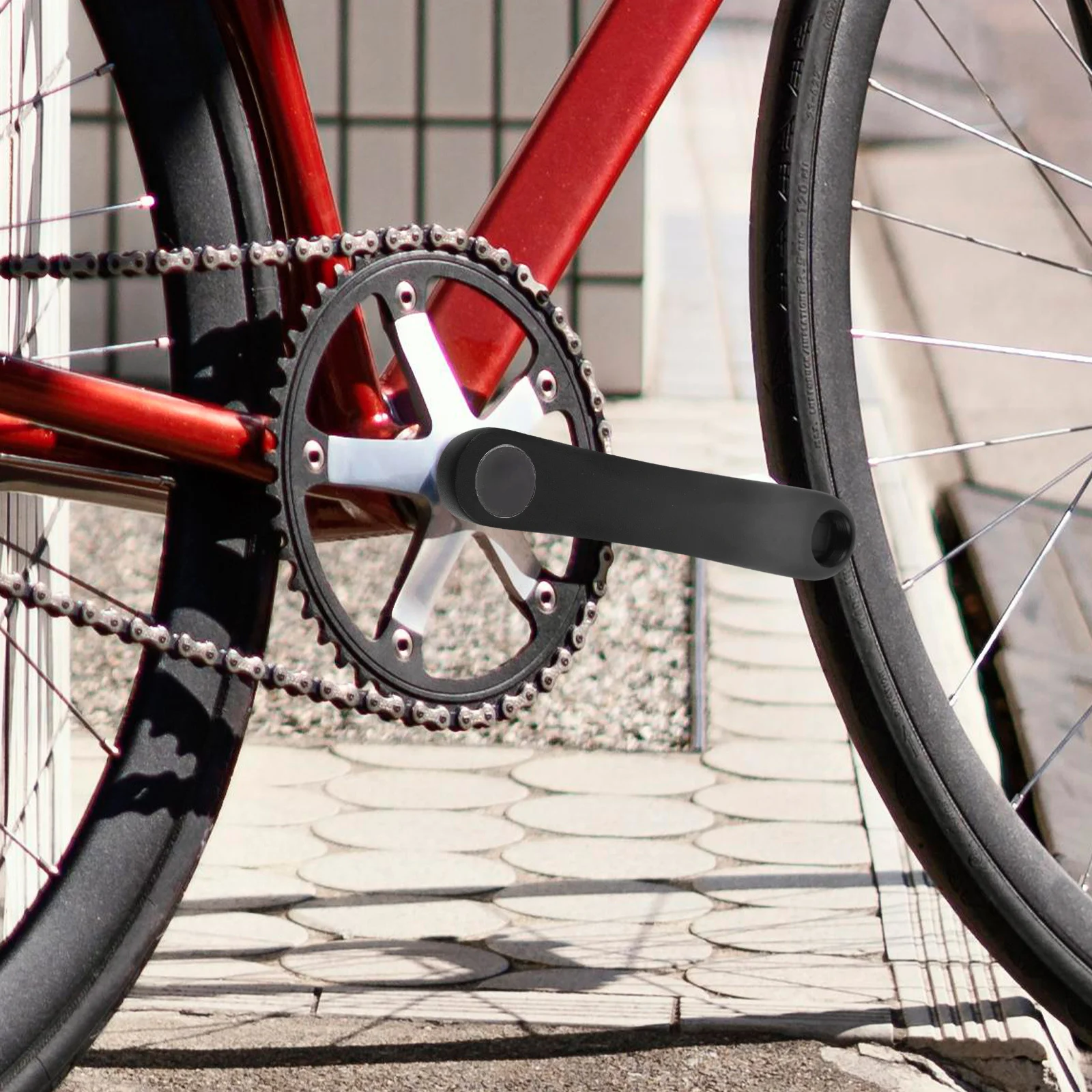 

Aluminum Alloy Left Crank Arm for Road Mountain E-Bikes Durable Lightweight Crankset Replacement Part Enhances Pedaling