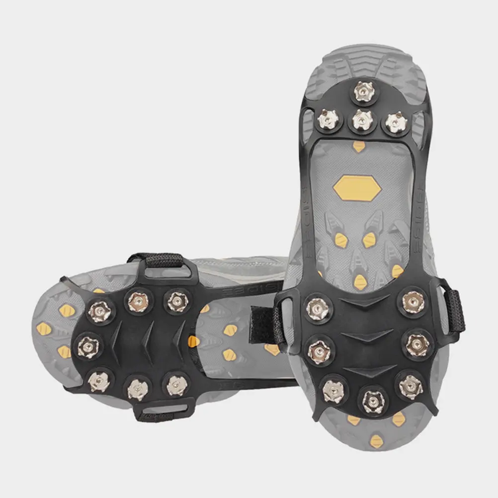 

1 пара противоскользящих накладок на обувь с металлическими шипами, высококачественная резиновая подошва для походов, альпинизма, рыбалки, прогулок