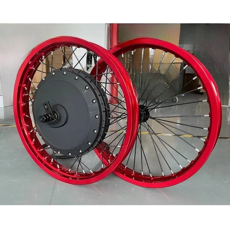 QS273 V3 72V 8000w 40h Electric Motorcycle Bicycle Wheel Motor Conversion Kit Spoke Motor 8KW 150mm Differential Pressure