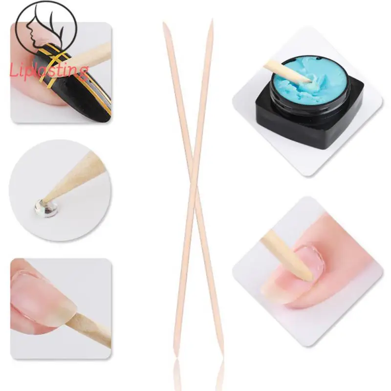 Disposable Ultra-small Cotton Swab Brush Lint Free Micro Wood Makeup Brushes Eyelash Extension Glue Removing Tools