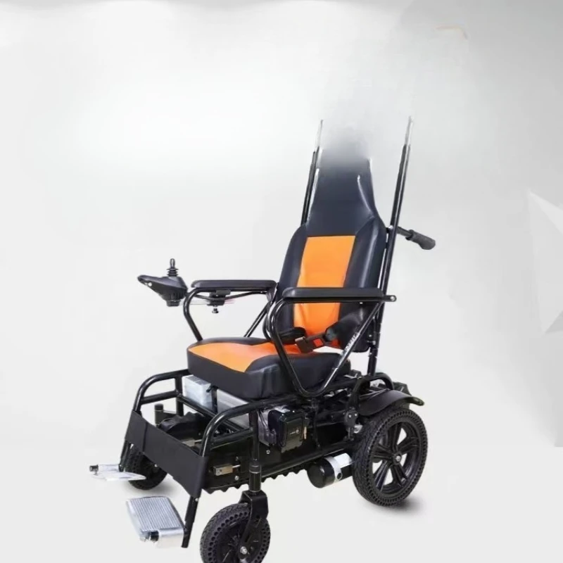 

Intelligent electric climbing wheelchair Electric up stairs The elderly electric climbing machine is labor-saving and foldable