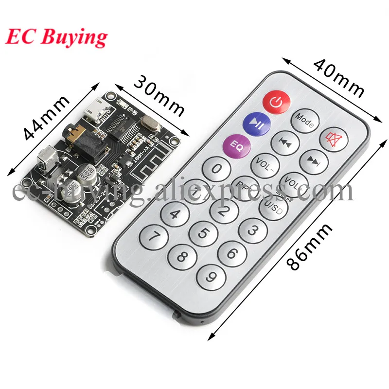 Bluetooth-compatible 5.0 Audio Receiver Board MP3 Lossless Decoder Board Wireless Stereo Music Module XY-WRBT Wireless Speakers