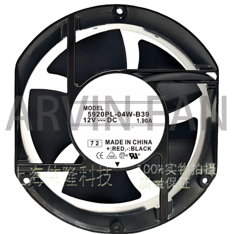 

5920PL-05W-B49 17251 24 В 0,95 А Инверторный охлаждающий вентилятор