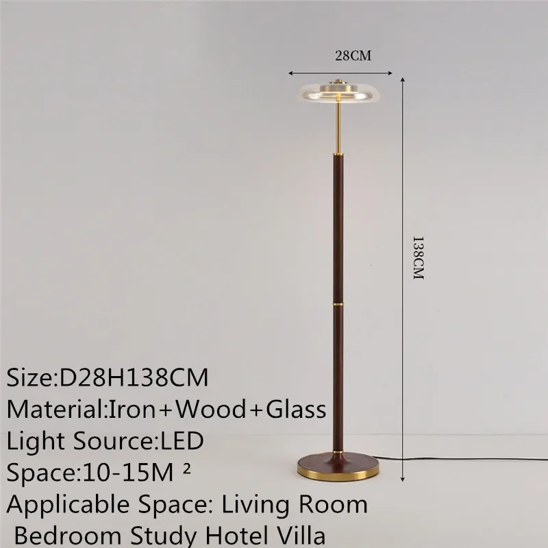 TEMAR Contemporary Luxury Floor Lamp  American Retro Art Living Room Bedroom Study Villa Hotel LED Decorative Standing Light