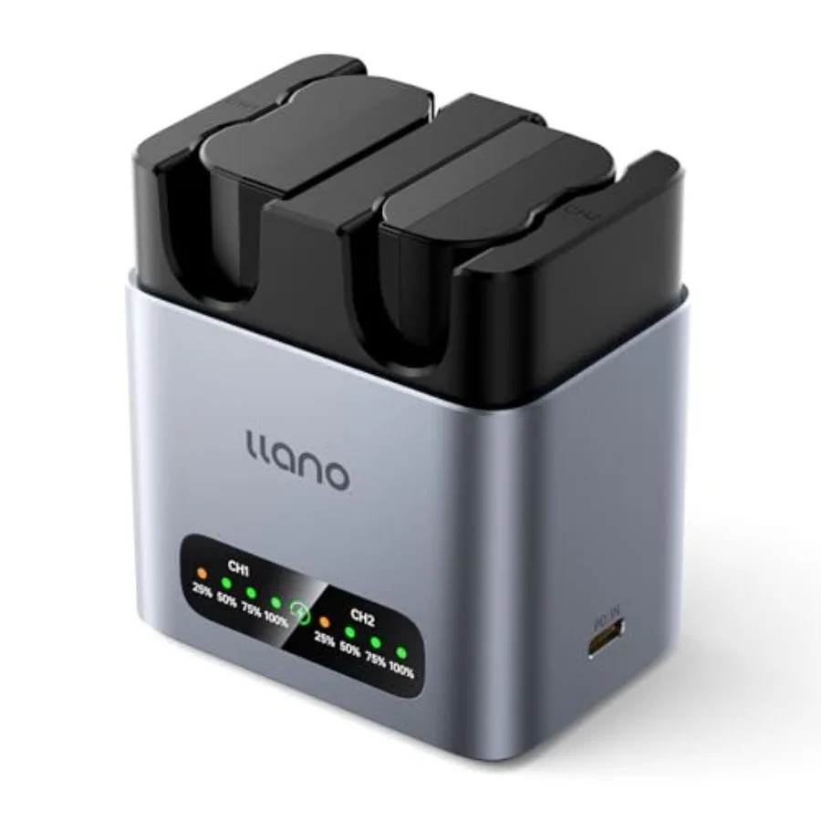 

2 аккумулятора llano емкостью 1350 мАч EN-EL25 и быстрое зарядное устройство 20 Вт для Nikon Z50 II Z50 Z30 ZFC, корпус из алюминиевого сплава с рассеиванием тепла 2