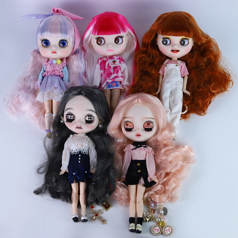 【1 In Stock】}ICY DBS Blyth Ooak Doll Combo Clothes Shoes Including Joint Body 1/6 BJD Special Price OB24 Toy Gift