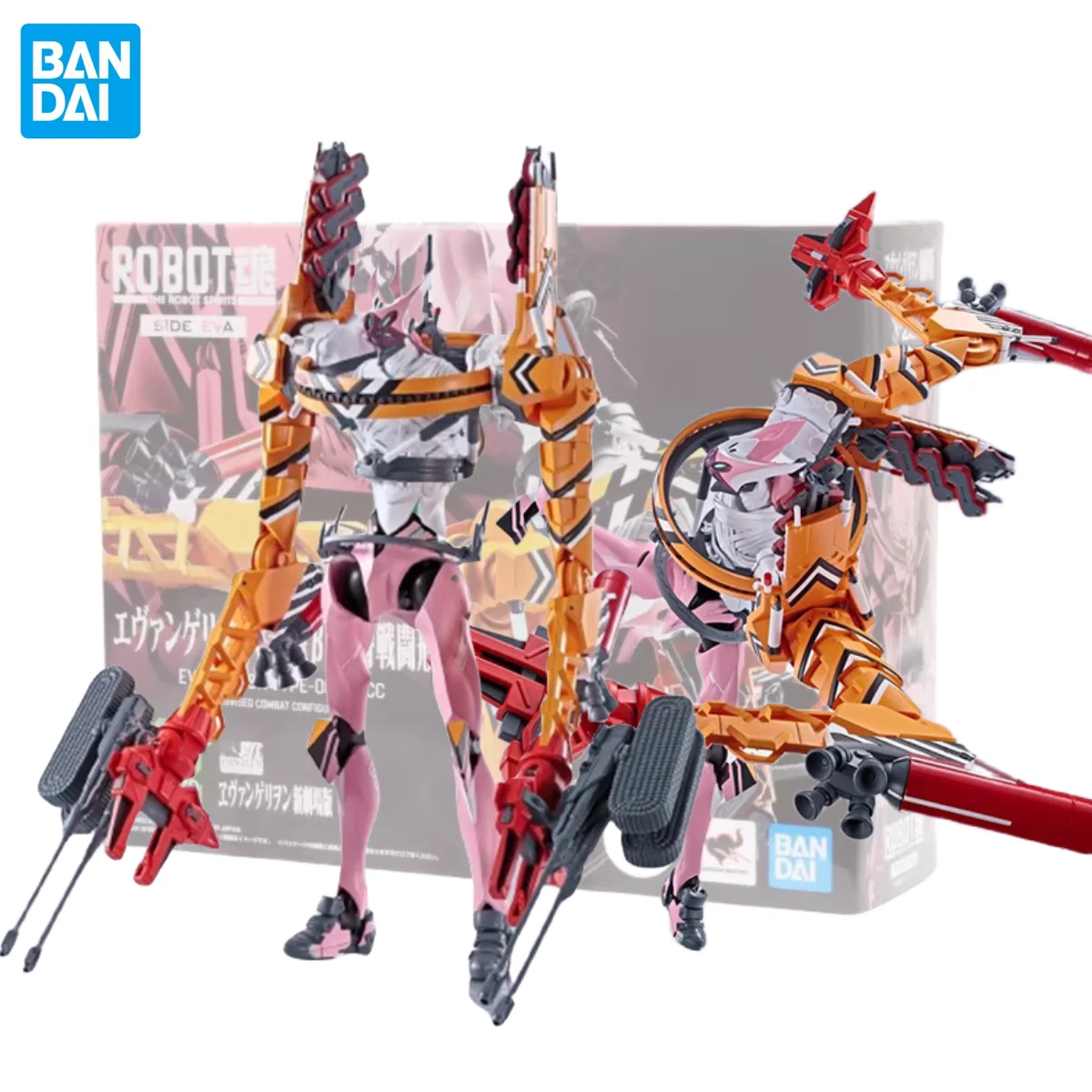 BANDAI-Figurines d'action de configuration de saut Improetabled, NEON SENESIS EVANGELION Type-08 B-Logistics, The Robot Spirits, Original, En stock