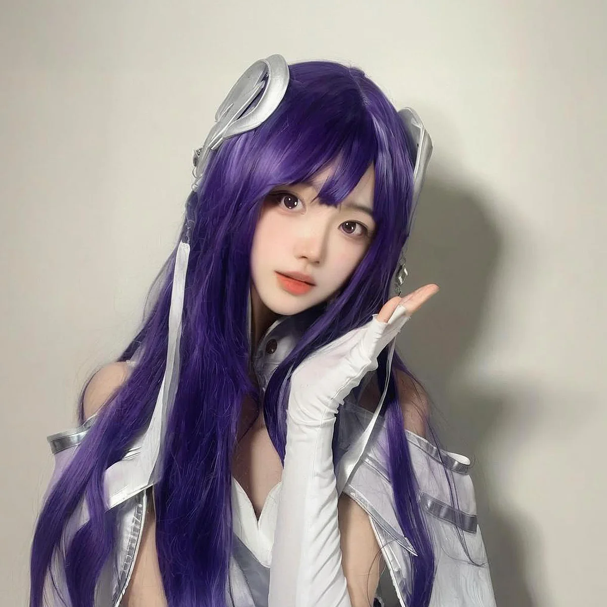 Xishi Returning Void Dream Cosplay شعر مستعار كامل | شعر حريري مغري أرجواني طويل مستقيم لشرف الملوك #4