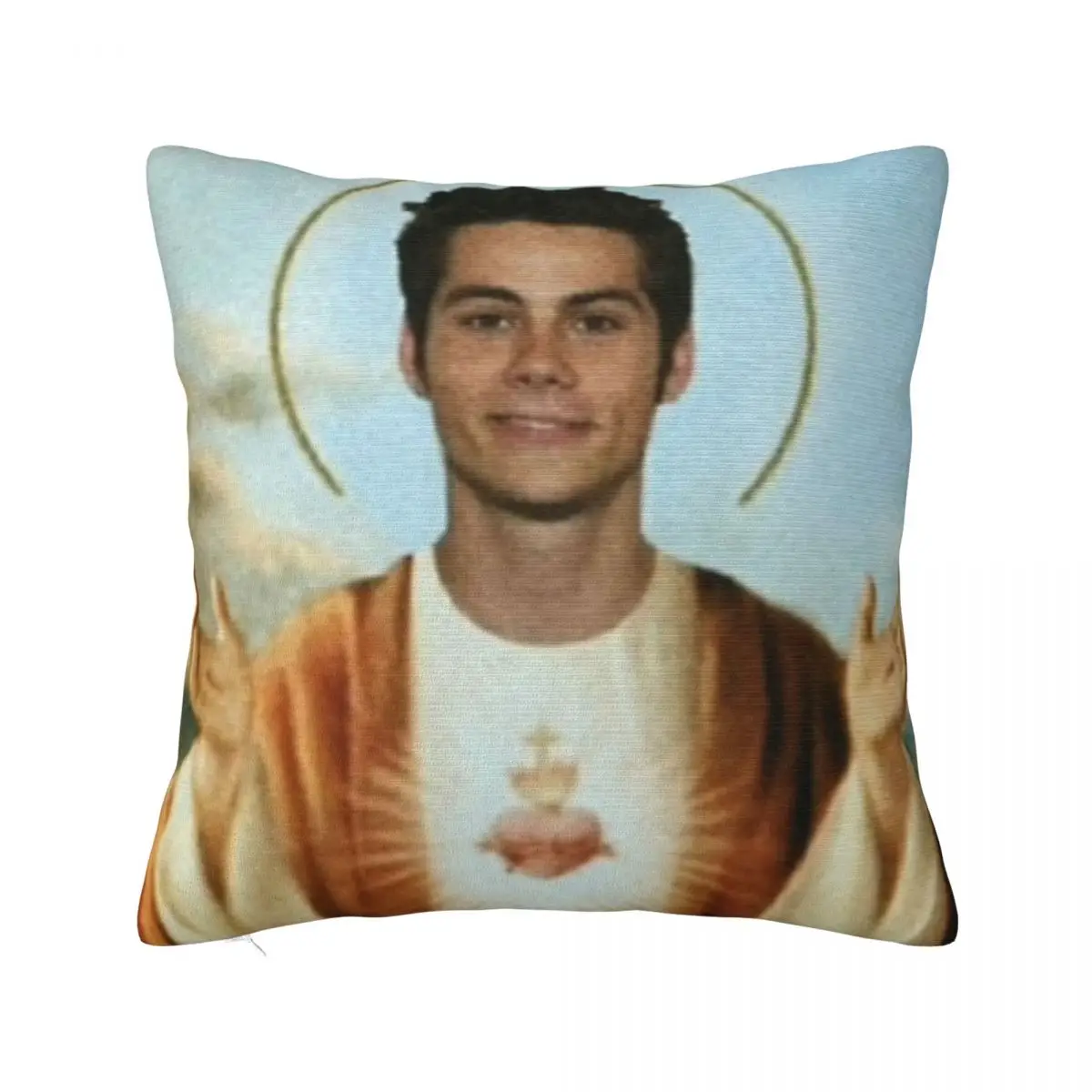 Dylan O'Brien Jesus Maze Runner Obrien Pillowcase Printed Cushion Cover Decoration Pillow Case Cover Home Zippered 45*45cm