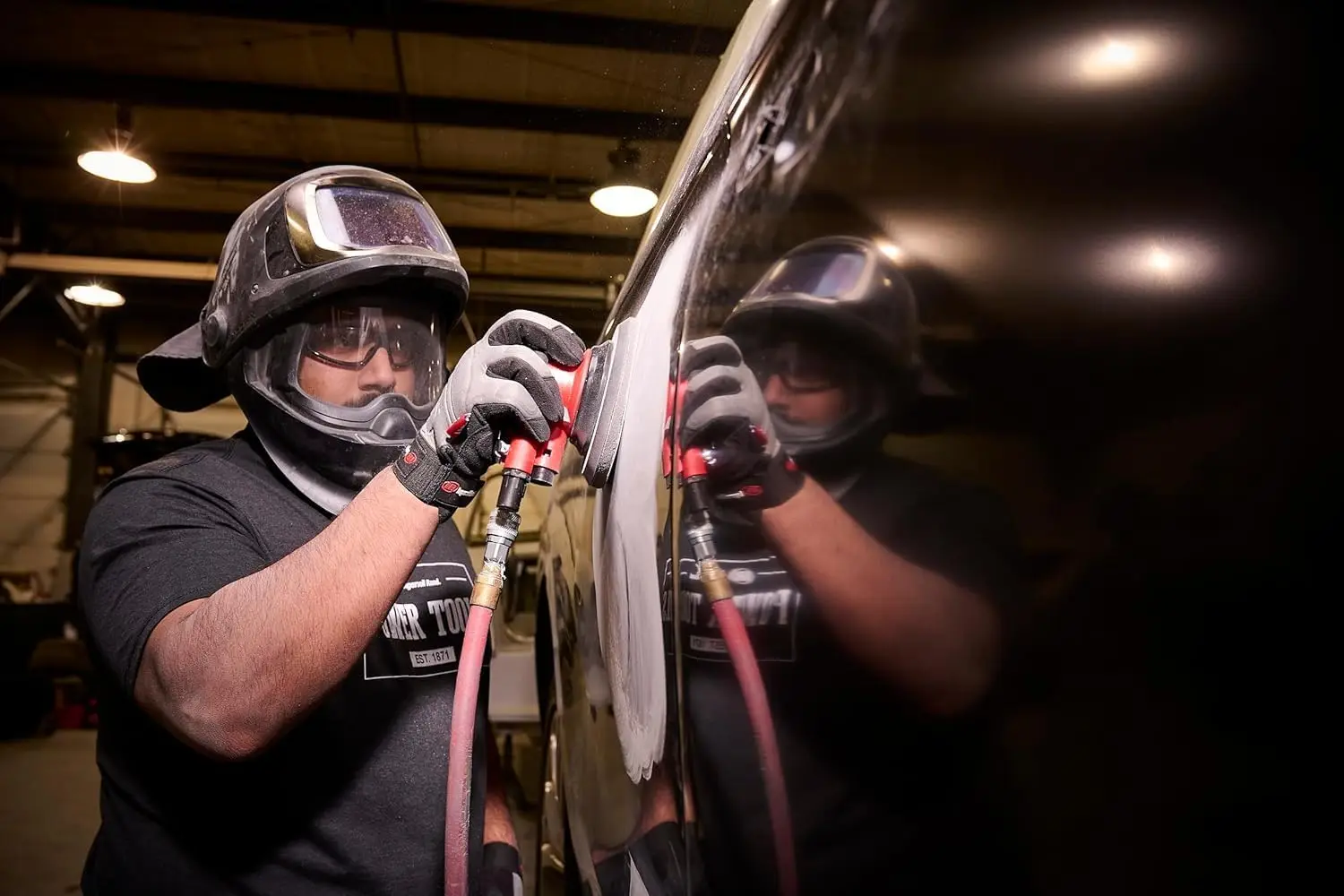 5152-6-HL - 6" Random Orbital Air Sander, 3/32 Orbit, Hook & Loop, 12.000 RPM, 0,3HP