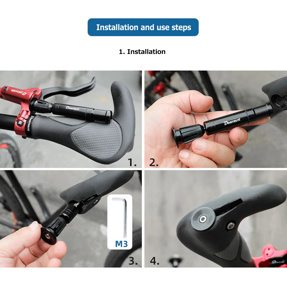 Portable Emergency Tubeless Bicycle Vacuum Tire Repair Drill Bit with Sealant Rubber Strip Cycling Repair Tools