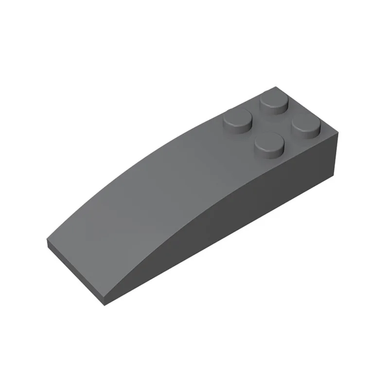 MOC 10 SZTUK Cegiełek Części 44126 Zakrzywiona 6x2 Płaskościanka Klocki Zestaw Kompatybilny z Klockami Edukacyjna Zabawka DIY Urodzinowy Prezent dla Dziecka