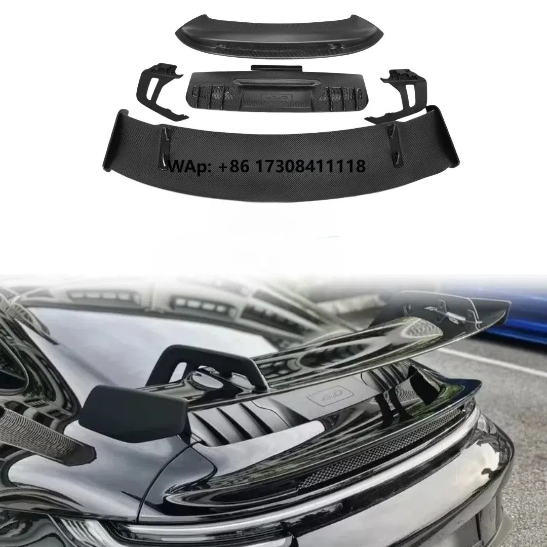 

KSUI Dry Carbon Fiber GT3 Spoiler for 911 Carbon Fiber Rear Wing Upgrade 992 High-quality Rear Spoiler Kit