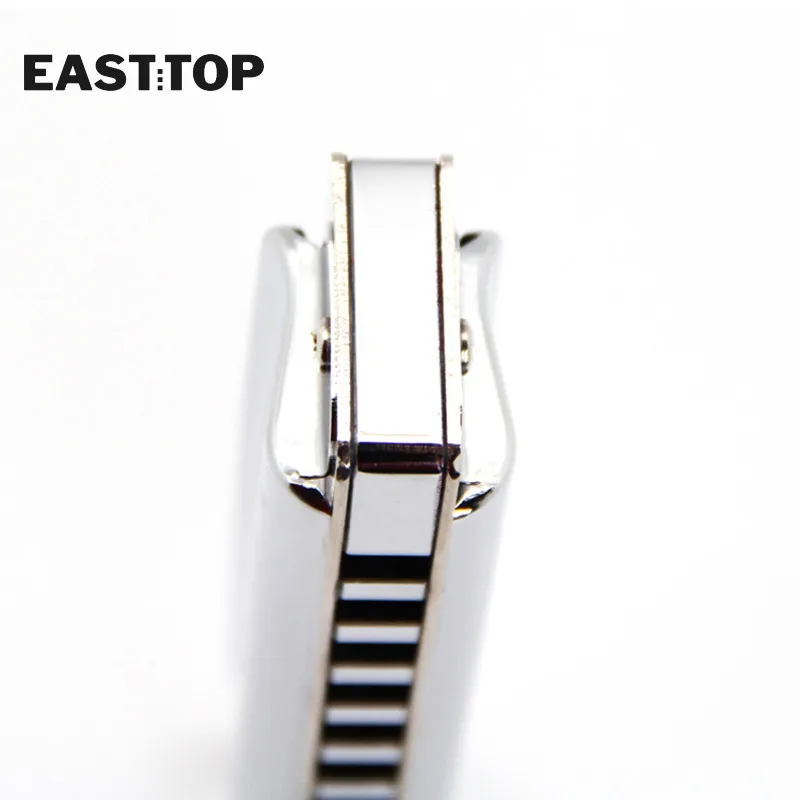 EASTTOP T006 10 Hole 20 Tone Brass Comb Brass Reedplate Blues Harmonica Professional Musical Instruments