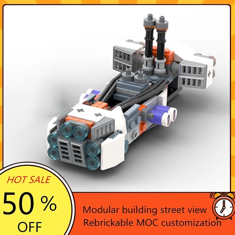 

164PCS Popular Space War Movie Model MOC Building Bricks Space Hoverbike Modular Technology Gifts Holiday Assemble Children Toy
