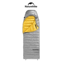 Naturehike CW400 Sleeping Bag Outdoor Camping Hiking Winter Warm White Goose Down Ultralight Tent Nylon Sleeping Bags Hot Sale