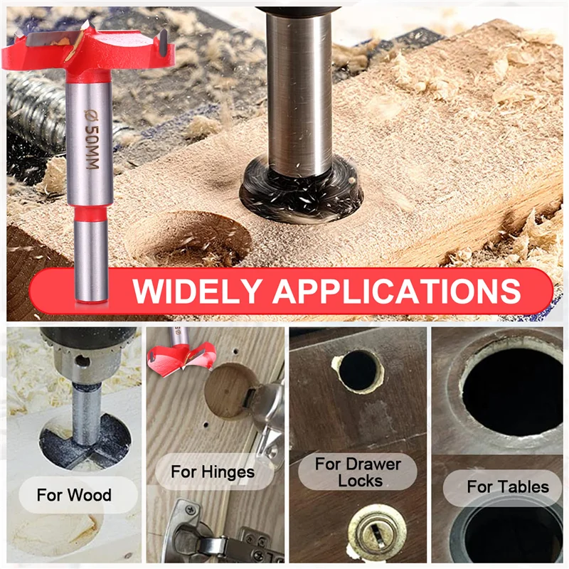 

【Вспышка!】Набор для растачивания древесины 50 мм, сверла Форстнера для деревообработки