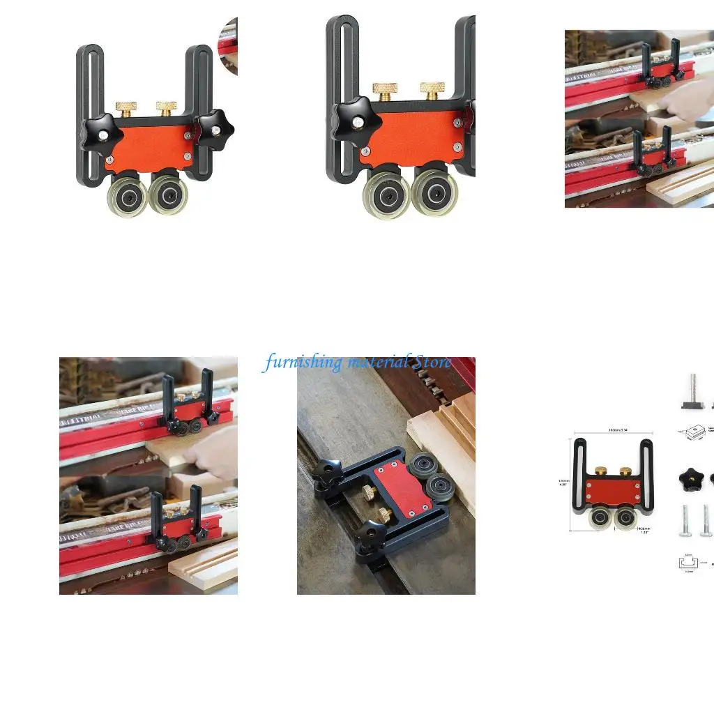 Y5GD -Tischsäge Stock Roller Double Wheel Slide Feeding Guide Roller Board