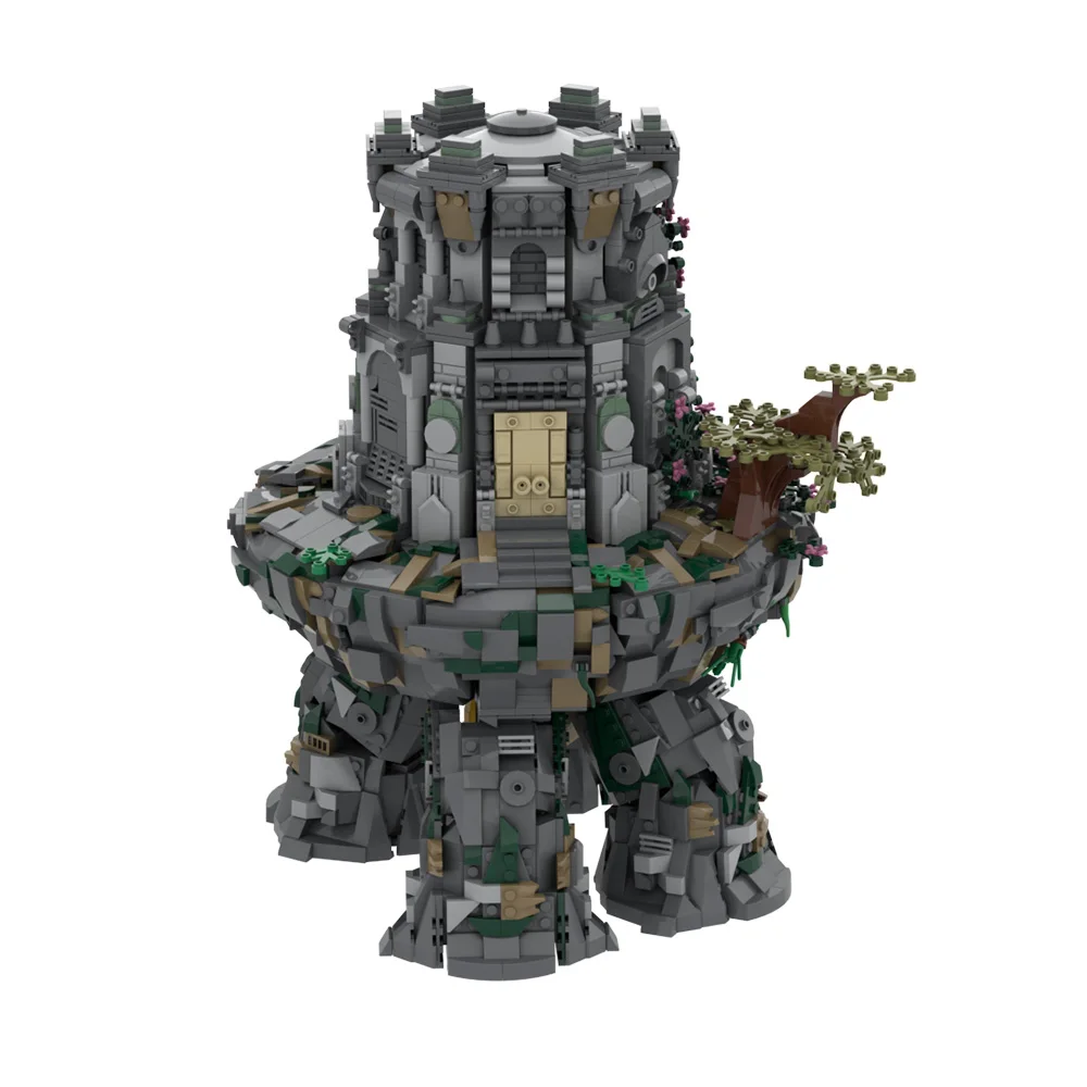 MOC Game Eldeneds Ringen Wandering Mausoleum Bouwstenen Model Donkere fantasy wereld Tempel Scène Architectuur Bakstenen Speelgoed Cadeau