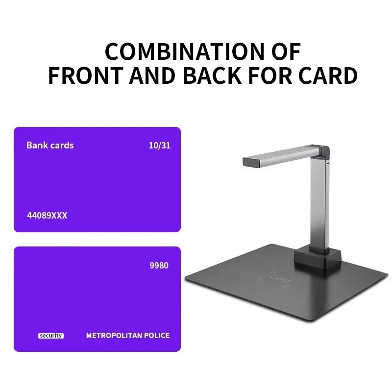 13 MP Optical Document Scanner with USB Interface A3 Overhead OCR Book Scanner Stock Product