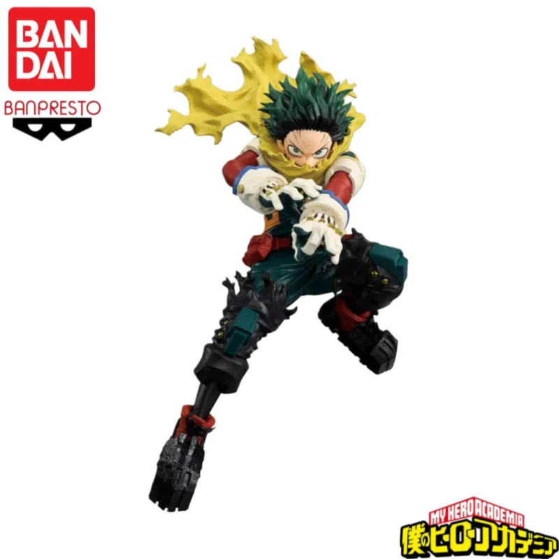 

In Stock Original Bandai Banpresto My Hero Academia Izuku Midoriya Model Toys Action Figure Garage Statue Collectible Ornaments