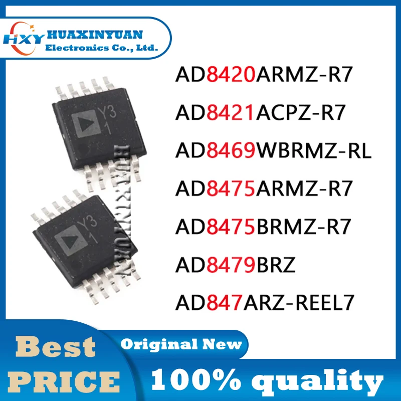 1PCS/LOT AD8420ARMZ AD8421ACPZ AD8469WBRMZ AD8475ARMZ AD8475BRMZ AD8479BRZ AD847ARZ AD84 AD8420 AD8475  New and Original Ic Chip