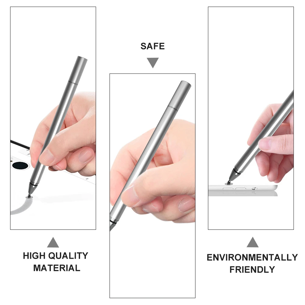 

Aluminum Alloy Stylus Pen High Stylus Pen For Touch Screen Sensitivity Disc Tip Replaceable for Touch Screen Writing Drawing