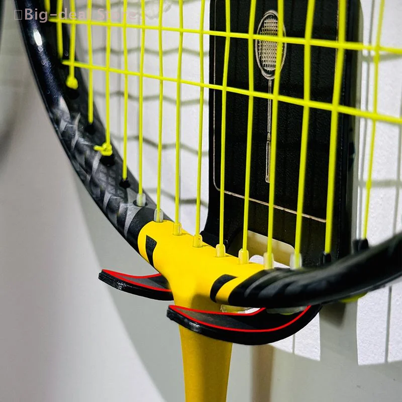 【M】Radquete de tênis universal montado na parede rack de exibição vertical gancho de parede de aço inoxidável suporte de raquete de badminton
