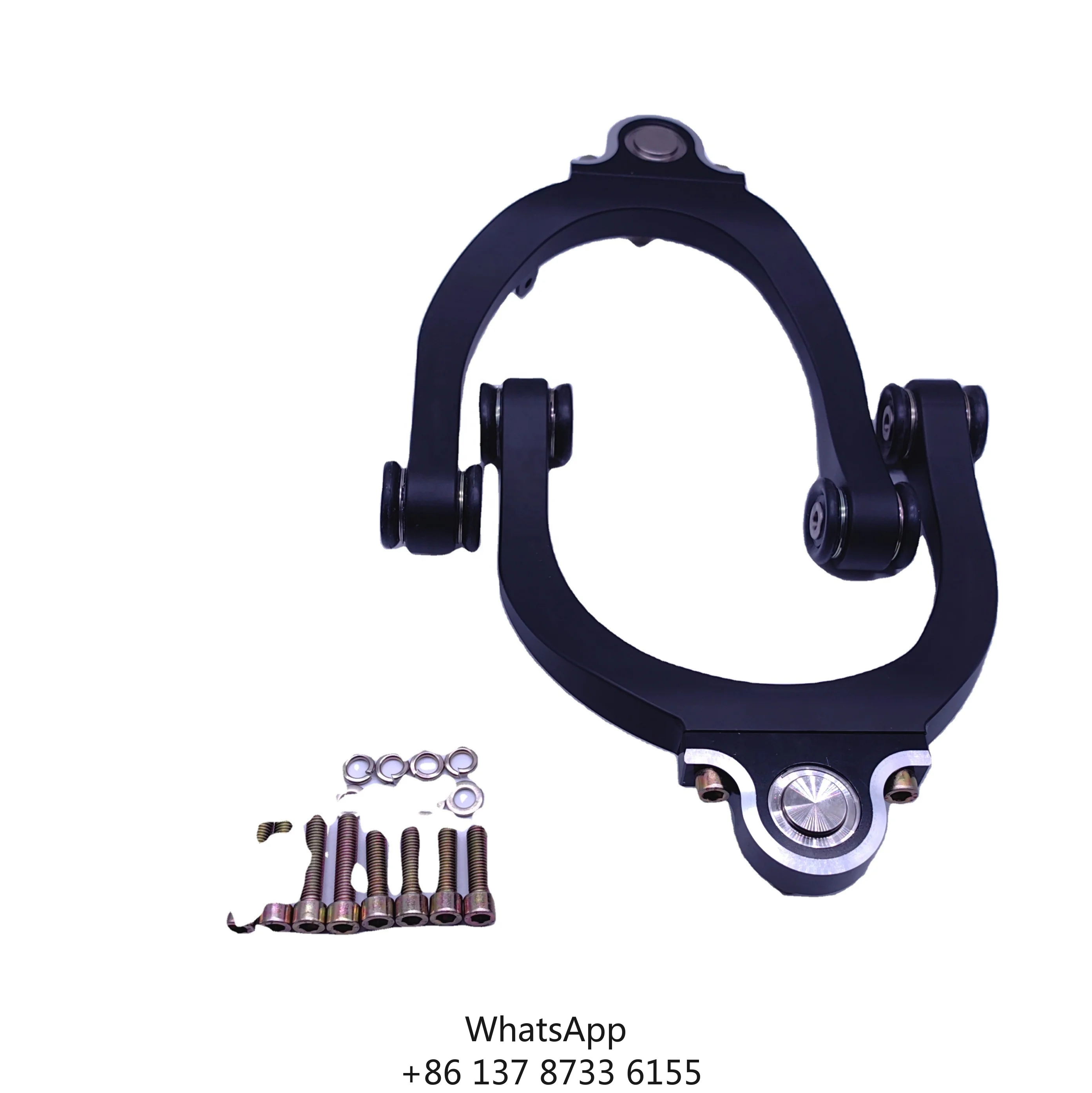 Camber Adjustable Front Upper Control Arms Kit For Tesla Model 3 & Y CNC Billet Aluminium Made Spherical Bearings