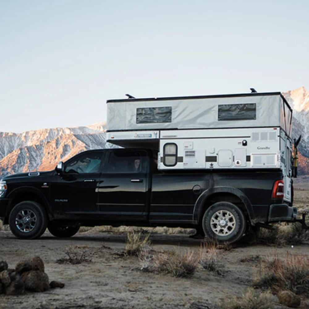 Full Size Restroom Overland Camping Camper Shell Travel Truck Bed